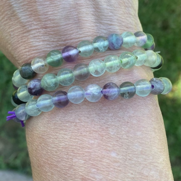 Crystal Fluorite NWTS Handcrafted Bracelets! - Picture 6 of 7